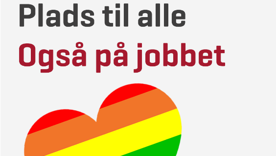 Pride-hjerte - Plads til alle, også på jobbet